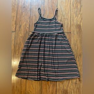 Wild fable size small orange striped dress